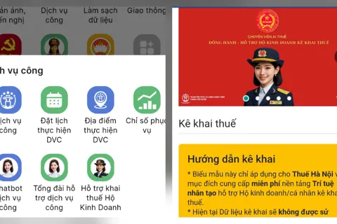 Thuế TP Hà Nội thông báo trải nghiệm hệ thống AI “rảnh tay” cho hộ, cá nhân kinh doanh