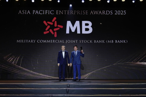 MB lần thứ sáu liên tiếp được vinh danh “Doanh nghiệp xuất sắc châu Á” năm 2025