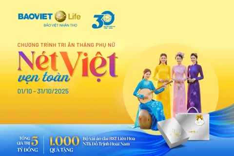 Bảo Việt Nhân thọ: “Nét Việt Vẹn Toàn – Tôn Vinh Phái Đẹp”