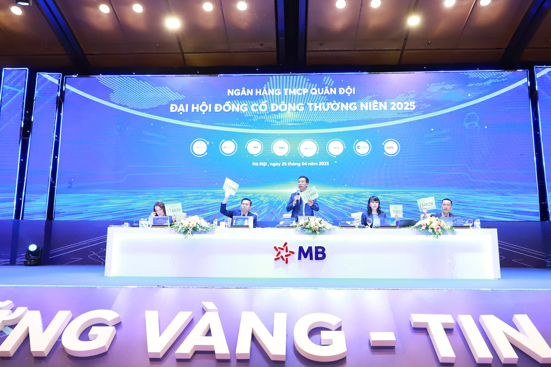 ĐHCĐ MB: Thông qua phương án chia cổ tức “khủng” bằng tiền mặt và cổ phiếu