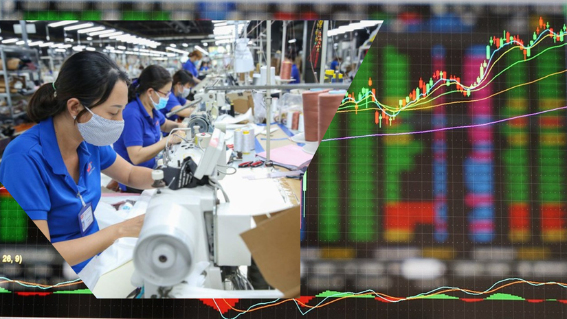 Cổ phiếu bất động sản và dệt may bứt phá mạnh mẽ