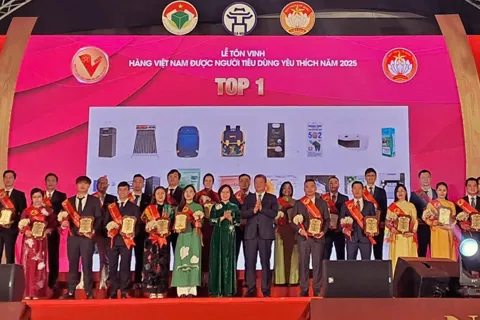 Hà Nội: vinh danh 150 sản phẩm hàng Việt Nam được người tiêu dùng yêu thích