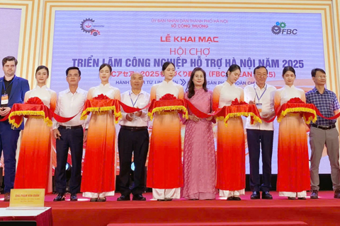 Khai mạc Hội chợ triển lãm Công nghiệp hỗ trợ Hà Nội năm 2025
