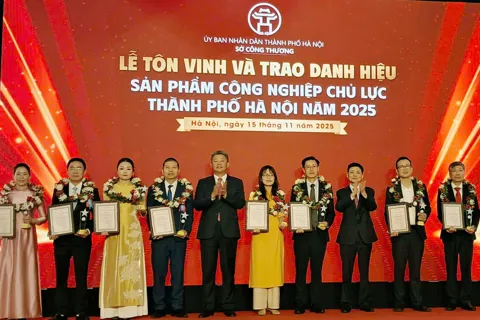 Hà Nội: tôn vinh 35 sản phẩm công nghiệp chủ lực