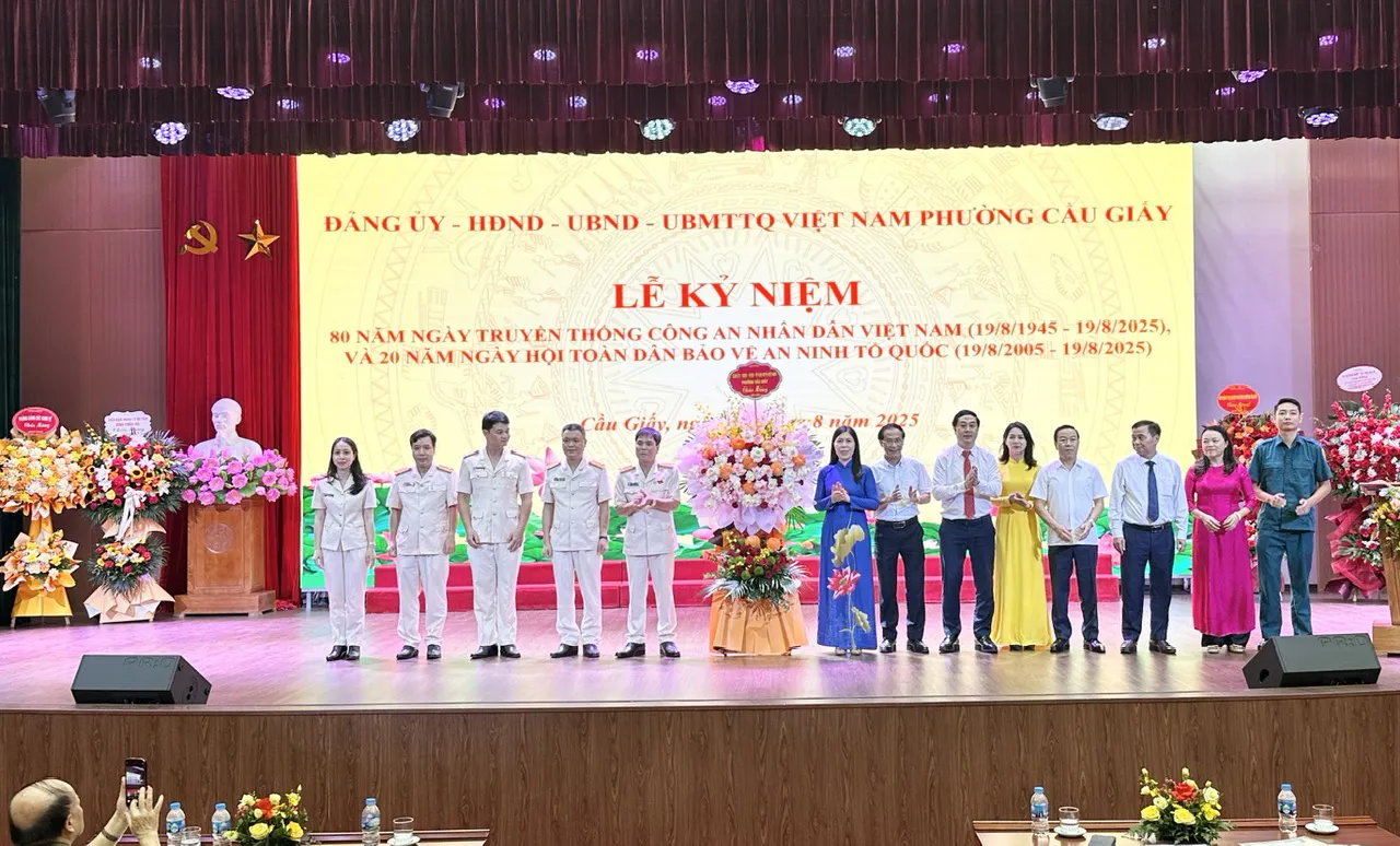 Long trọng tổ chức lễ kỷ niệm 80 năm Ngày truyền thống Công an Nhân dân