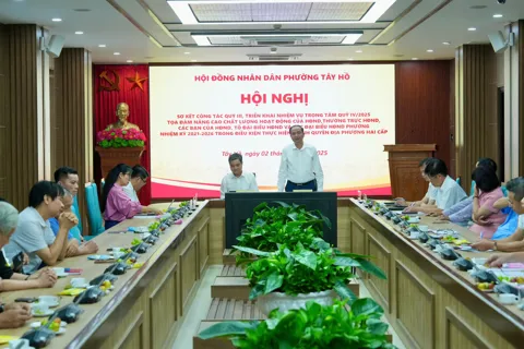 Tây Hồ: nâng cao chất lượng hoạt động HĐND trong thực hiện chính quyền địa phương hai cấp
