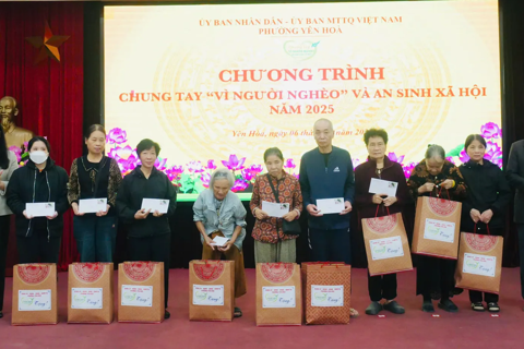 Yên Hòa: phát động phong trào “Chung tay vì người nghèo và an sinh xã hội năm 2025”