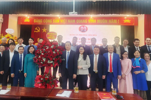Thành lập Đảng bộ Doanh nghiệp phường Yên Hoà