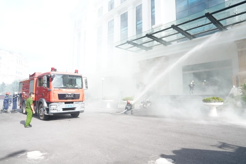 Phường Cầu Giấy: phổ biến pháp luật, tập huấn nghiệp vụ PCCC&CNCH