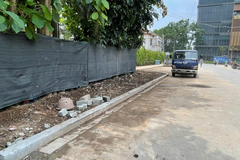 Tiếp tục chỉnh trang đô thị tuyến Tây Hồ, Đặng Thai Mai