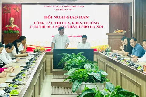 Cụm Thi đua số 3 giao ban công tác thi đua, khen thưởng năm 2025
