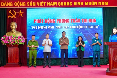 “Phú Thượng xanh - sạch - đẹp, hành động từ trái tim”