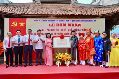Hà Nội: Đình Bái Ân – Quán Cây – Ao Cá nhận Bằng xếp hạng di tích cấp thành phố
