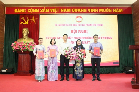 Kiện toàn bộ máy Uỷ ban MTTQ phường Phú Thượng