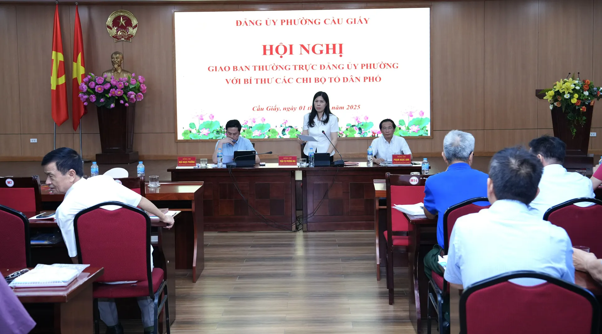 Phường Cầu Giấy: đối thoại với Bí thư các chi bộ tổ dân phố