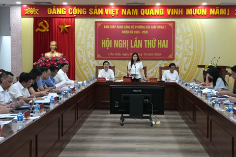 Phường Cầu Giấy: tăng cường sự lãnh đạo của Đảng đối với công tác quản lý đô thị