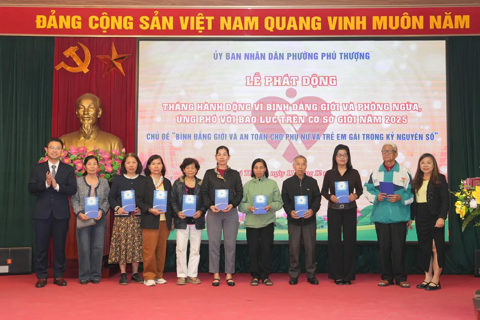 Phú Thượng phát động Tháng hành động vì bình đẳng giới