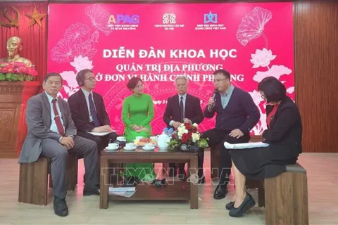 Góp ý hoàn thiện chính sách về quản trị đô thị cấp phường