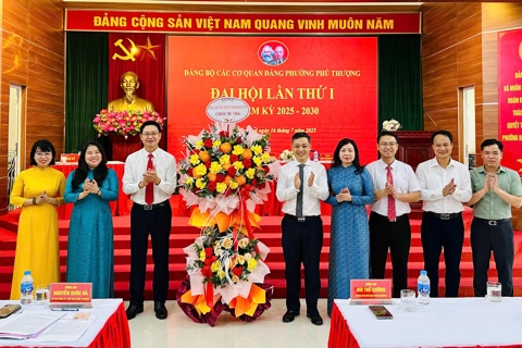 Phường Phú Thượng: tổ chức Đại hội Đảng bộ các cơ quan Đảng lần thứ Nhất