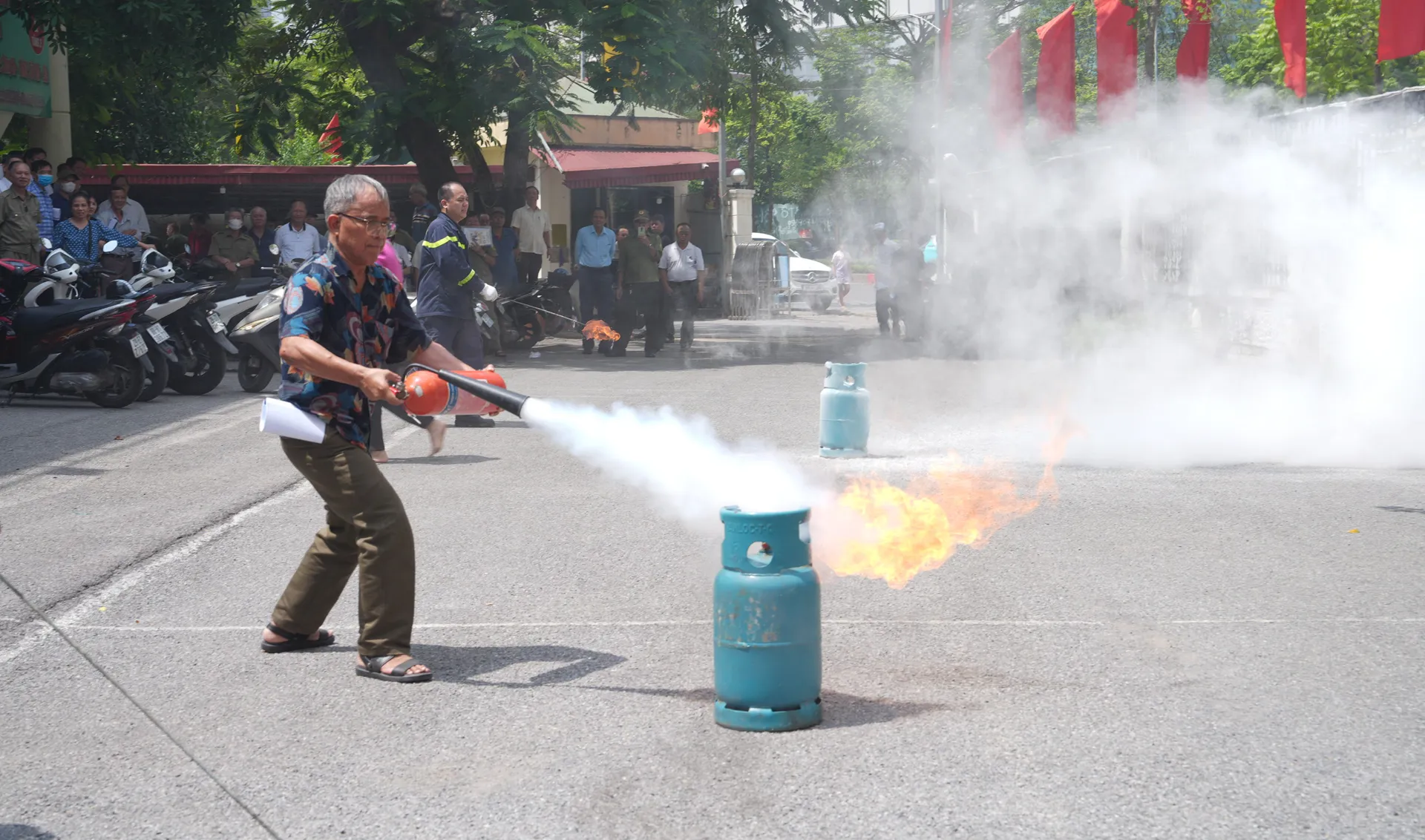 Phường Yên Hoà: đẩy mạnh công tác PCCC đến các tầng lớp Nhân dân