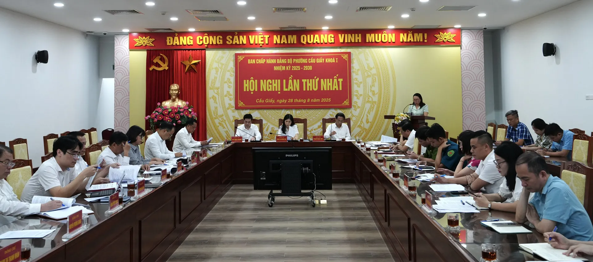Phường Cầu Giấy: không để xảy ra “điểm nóng" đảm bảo cuộc sống bình yên cho Nhân dân