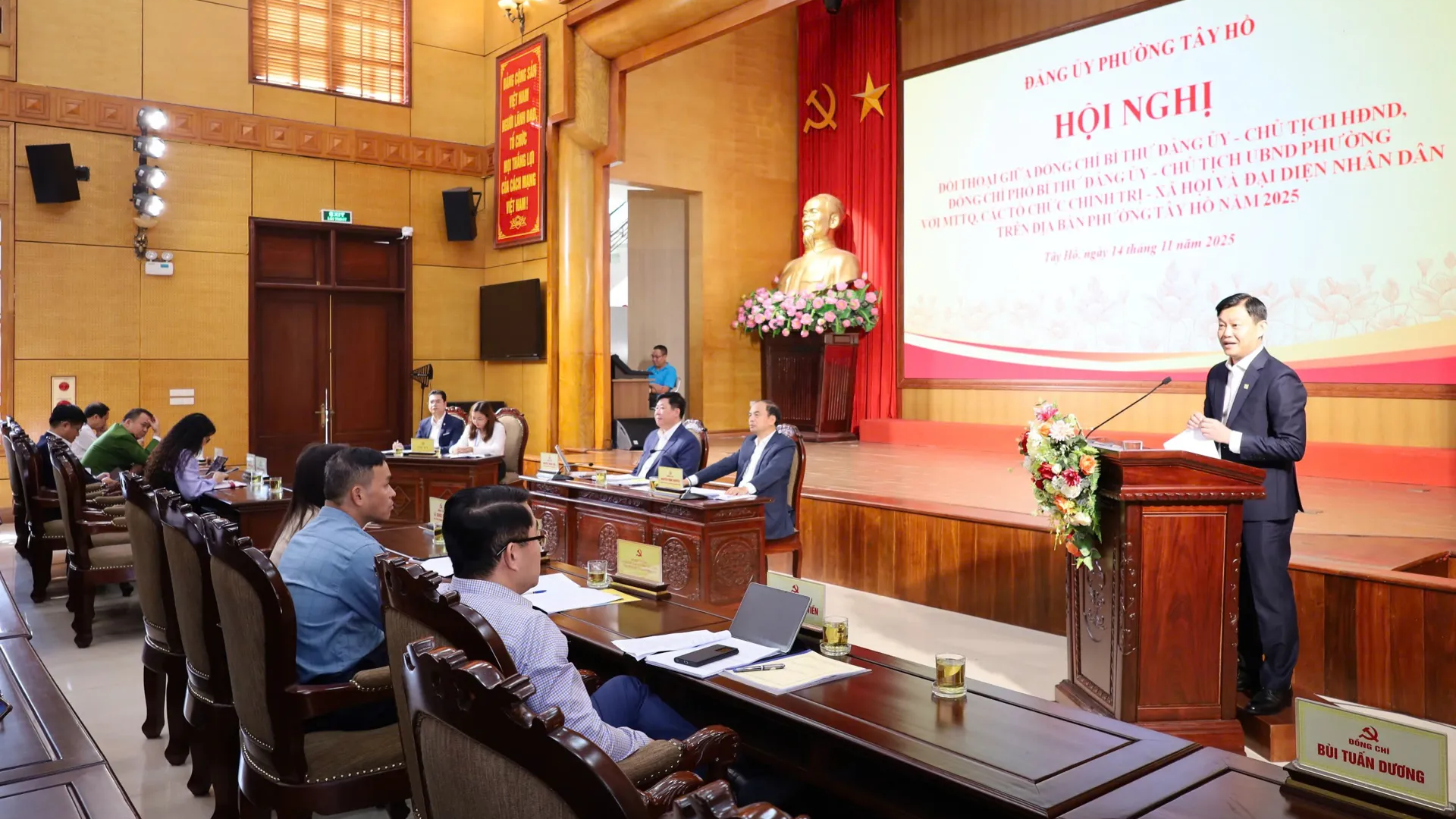 Phường Tây Hồ: dân chủ - thẳng thắn - giải quyết vấn đề vì quyền lợi Nhân dân