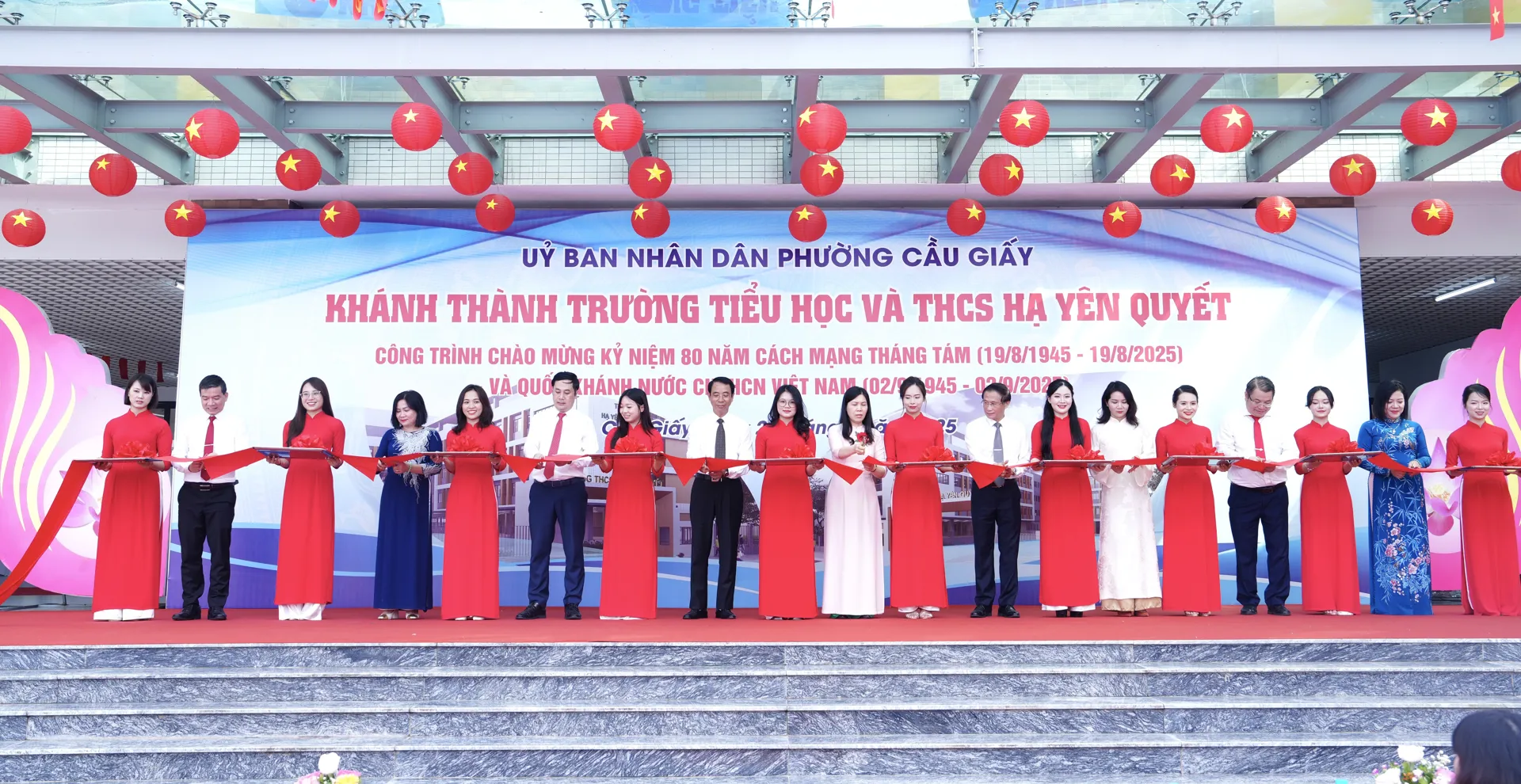 Phường Cầu Giấy: khánh thành trường Tiểu học và THCS Hạ Yên Quyết