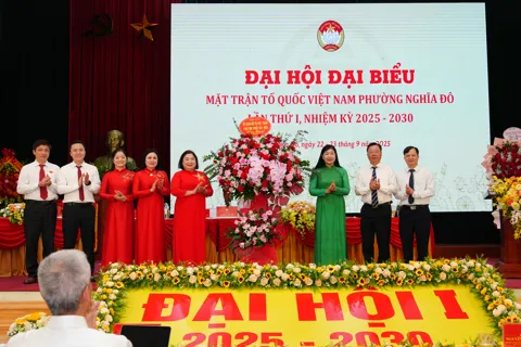Uỷ ban MTTQ Việt Nam phường Nghĩa Đô tổ chức Đại hội đại biểu lần thứ I
