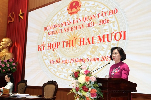 Tây Hồ: khai mạc kỳ họp HĐND thường lệ giữa năm 2025