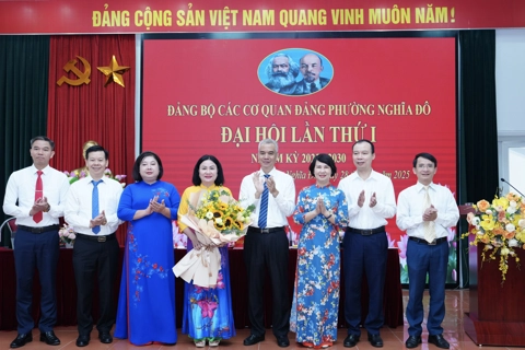 Phường Nghĩa Đô: tổ chức Đại hội Đảng bộ các cơ quan Đảng lần thứ Nhất