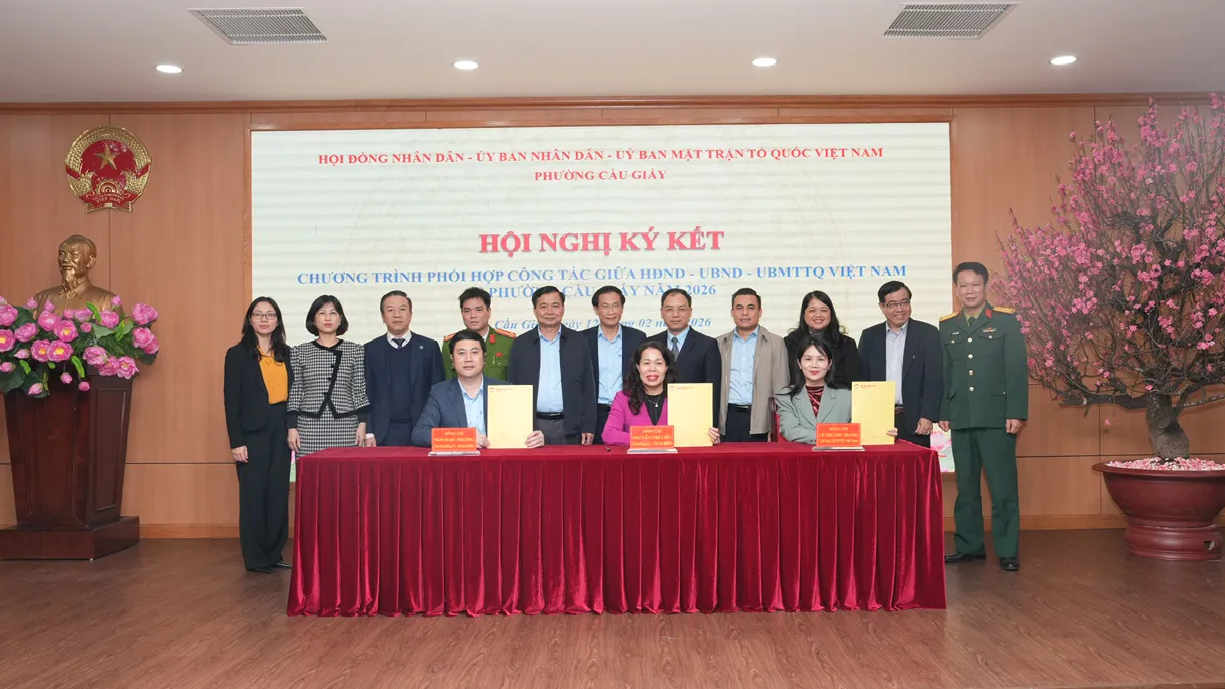 Cầu Giấy: tăng cường phối hợp giữa HĐND, UBND và Ủy ban MTTQ trong giai đoạn mới