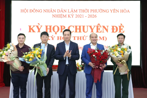 Phường Yên Hòa kiện toàn các chức danh lãnh đạo chủ chốt