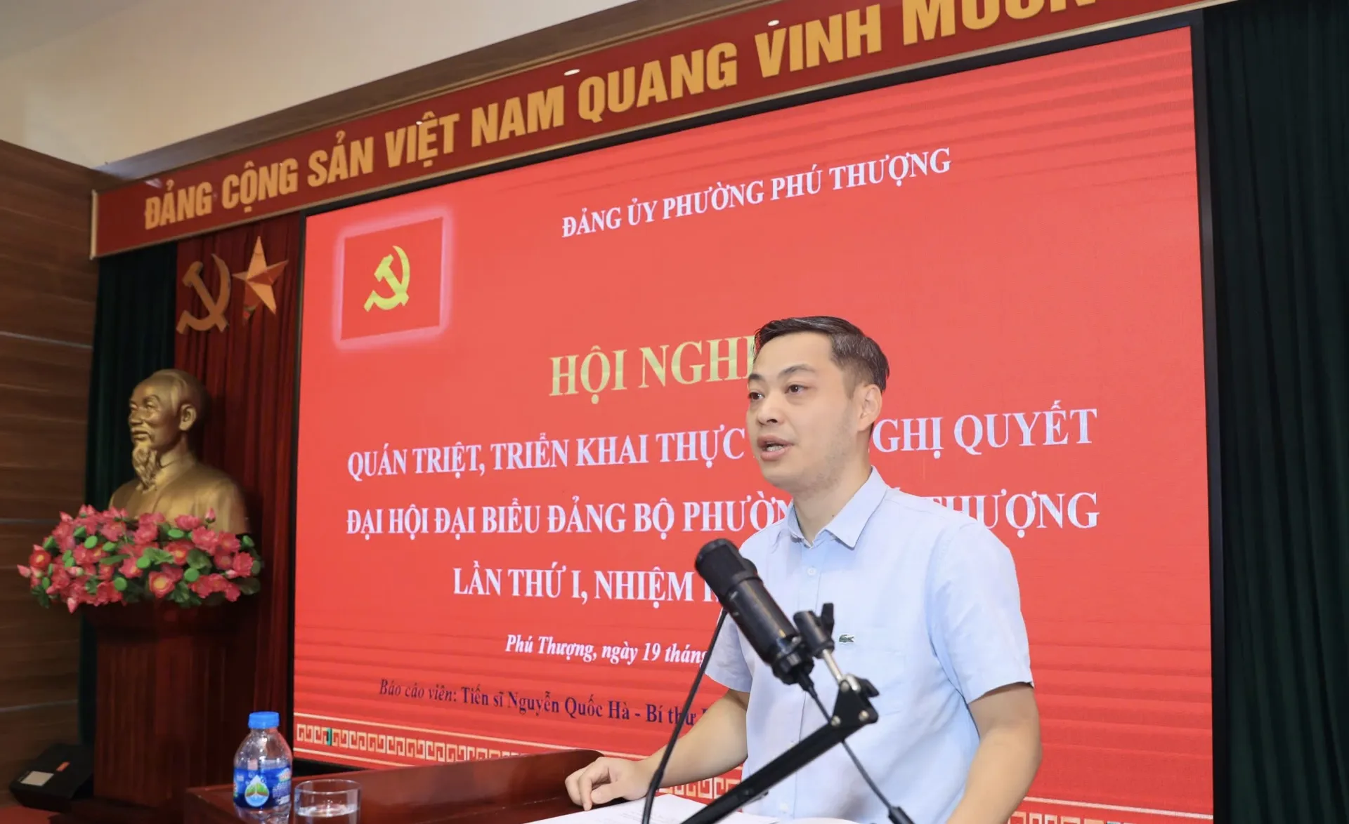 Phường Phú Thượng: phấn đấu giảm 20 - 30% bụi mịn so với công bố hằng năm