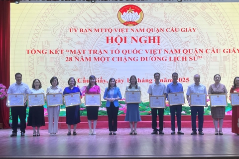 Mặt trận Tổ quốc Việt Nam quận Cầu Giấy - 28 năm một chặng đường lịch sử