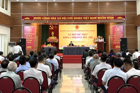HĐND lâm thời phường Phú Thượng thông qua nhiều nghị quyết quan trọng