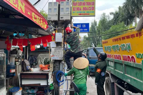 Gian nan quản lý trật tự đô thị tại các khu chung cư cũ