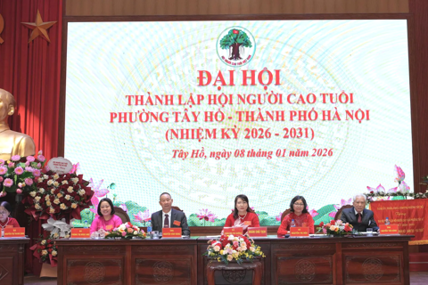 Phường Tây Hồ: Đại hội điểm thành lập Hội Người cao tuổi
