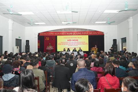 Yên Hòa: đối thoại minh bạch, đảm bảo quyền lợi người dân trong GPMB đường Vành đai 2,5