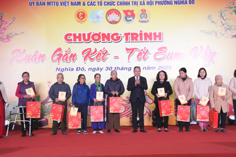 Nghĩa Đô: Ấm áp nghĩa tình trong chương trình "Xuân gắn kết – Tết sum vầy" 2026