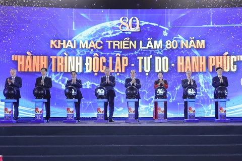 Khai mạc triển lãm "80 năm hành trình Độc lập - Tự do - Hạnh phúc", bắt đầu mở cửa miễn phí phục vụ Nhân dân