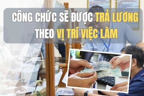 Công chức sẽ được trả lương theo vị trí việc làm
