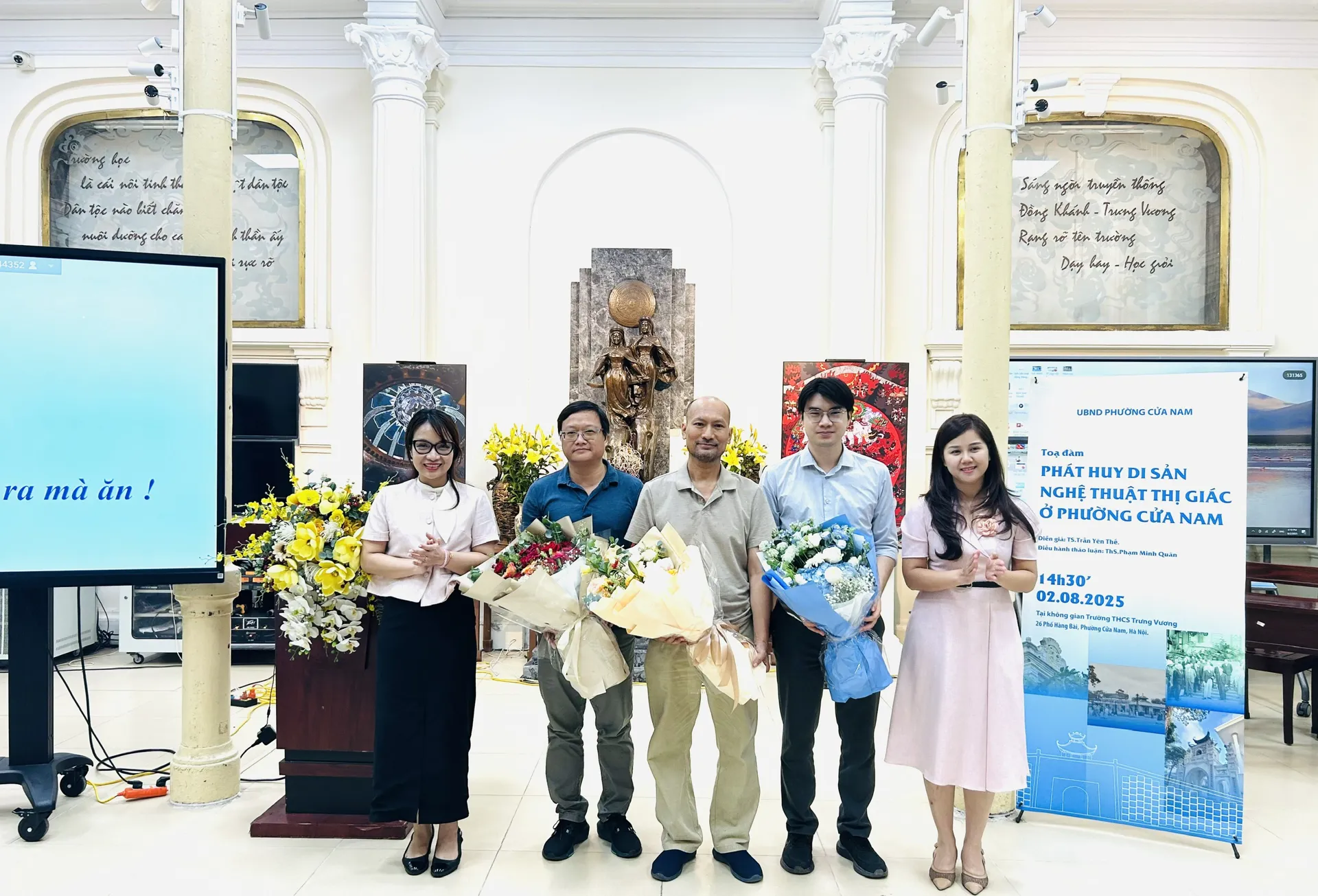 Giải pháp đột phá phát huy di sản nghệ thuật thị giác ở phường Cửa Nam