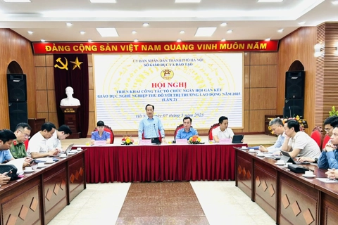 Nhiều nét mới tại Ngày hội gắn kết giáo dục nghề nghiệp Thủ đô với thị trường lao động năm 2025
