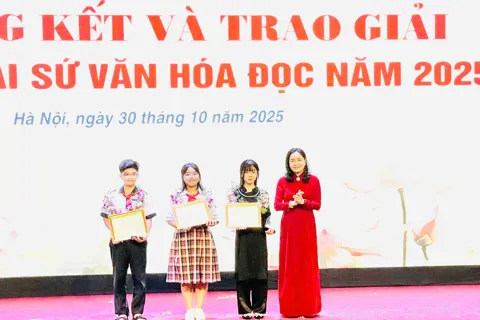 Trao 155 giải Cuộc thi Đại sứ văn hóa đọc năm 2025