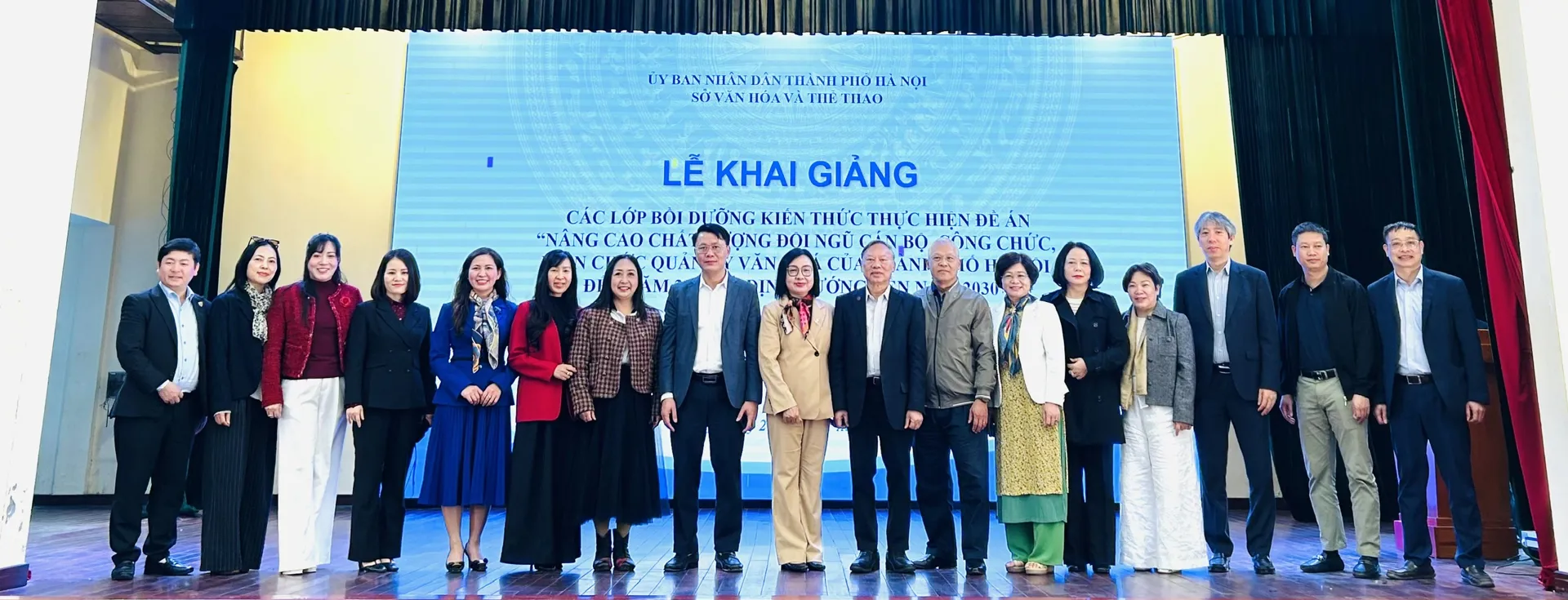 Hà Nội khai giảng các lớp bồi dưỡng kiến thức cho cán bộ quản lý văn hóa Thủ đô