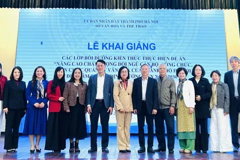 Hà Nội khai giảng các lớp bồi dưỡng kiến thức cho cán bộ quản lý văn hóa Thủ đô