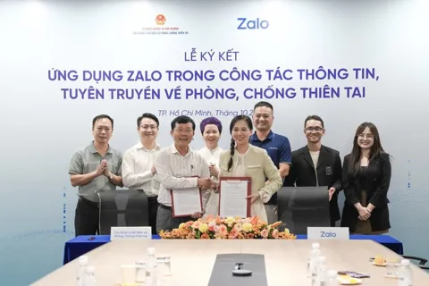 Hàng trăm triệu cảnh báo thiên tai được gửi tới người dân qua Zalo mỗi năm