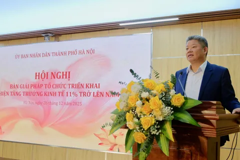 Hà Nội phấn đấu tăng trưởng kinh tế 11% trở lên năm 2026: từ mục tiêu đến hành động