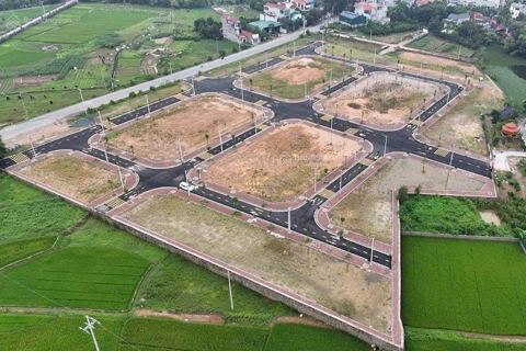 Giữa tháng 5 đấu giá đất xen kẹt tại huyện Phúc Thọ, khởi điểm từ 8,9 triệu/m2