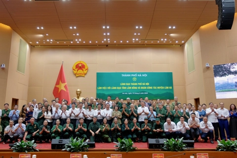 Thắt chặt quan hệ hợp tác, phát triển giữa TP Hà Nội và tỉnh Lâm Đồng
